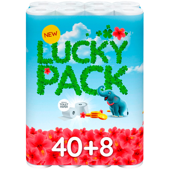 Туалетная бумага RUTA Lucky pack (8595027101424)