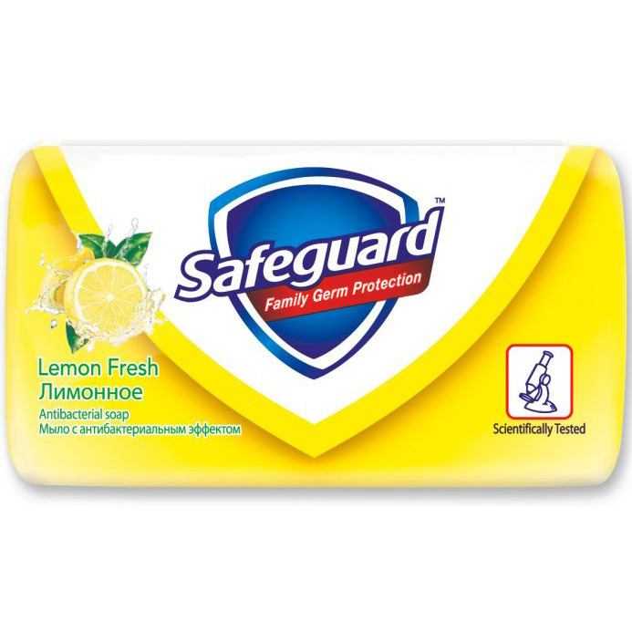 Мило SAFEGUARD Свіжість лимона 90г (4015600847104)