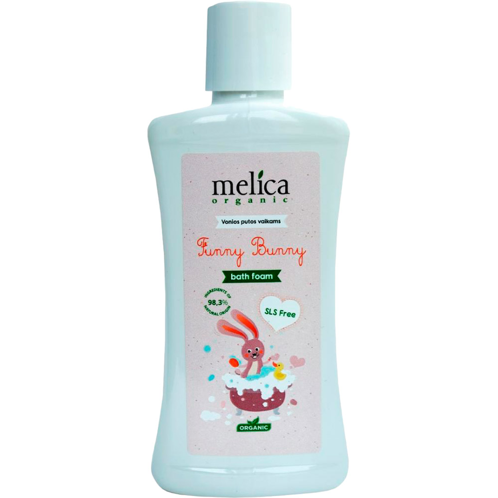 Піна для ванни дитяча Melica Organic від зайчика 300 мл (4770416003303)