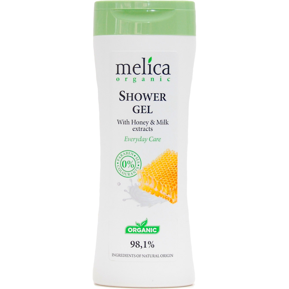 Гель для душу Melica Organic з медом і молоком 250 мл (4770416001132)