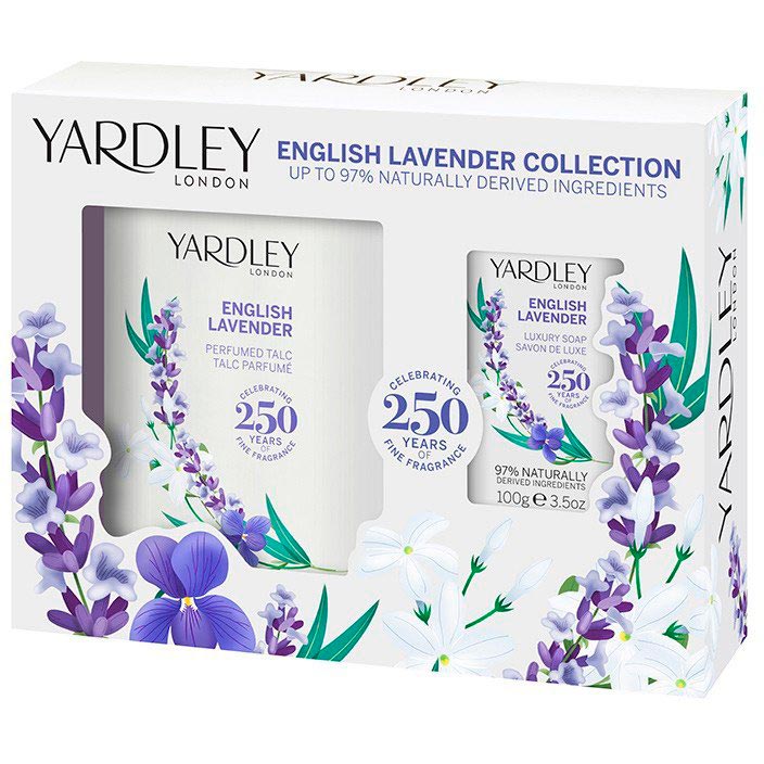 

Набор для женщин YARDLEY Talc & Soap Лаванда 200 г + 100 г (5056179301849), Набір Тальк 200г та Мило 100 г Лаванда