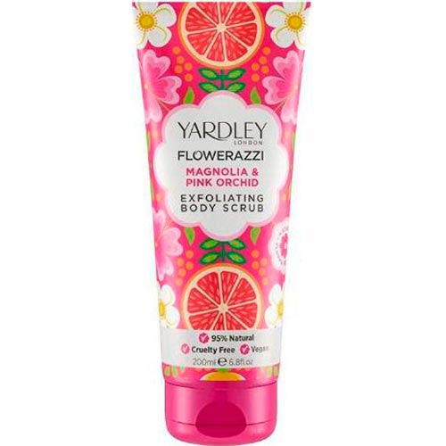 

Скраб для тела YARDLEYFlowerazzi Magnolia & Pink Orchid Exfoliating Body Scrub 200 мл (5056179300675), Скраб д/тіла Flowerazzi Magnolia & Pink Orchid