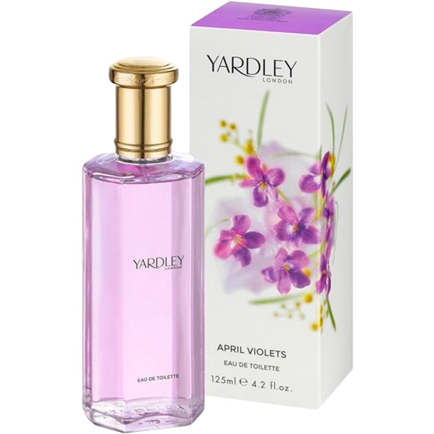 

Туалетная вода для женщин Yardley April Violets 125 мл (5060322952413), Туалетна вода April Violets 125мл