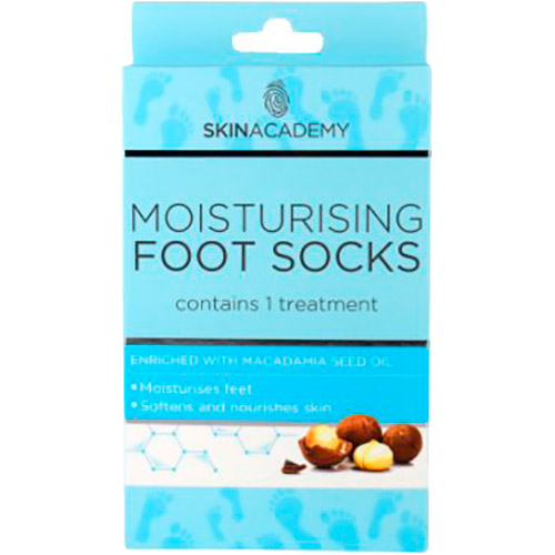 

Увлажняющие носочки Skin Academy Macadamia Nut 1 пара (5031413989946), Зволожуючі шкарпетки д/ніг Macadamia Nut