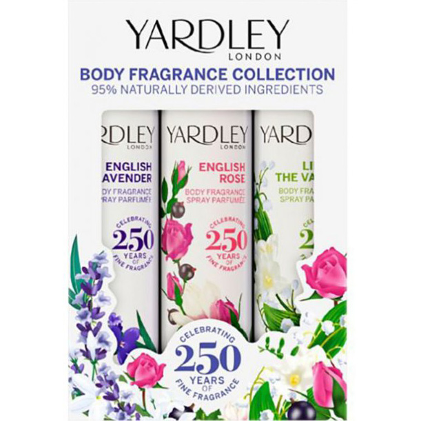 

housegoods YARDLEY Набір класичних дезодорантів 3*75мл, Набір класичних дезодорантів 3*75мл