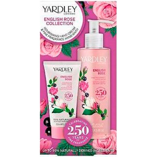 

Набор мыла для женщин Yardley English Rose Hand Wash and Hand Cream 50 мл + 250 мл (5056179301900), Набір Мило д/р 250мл та Крем д/р 50мл Троянда