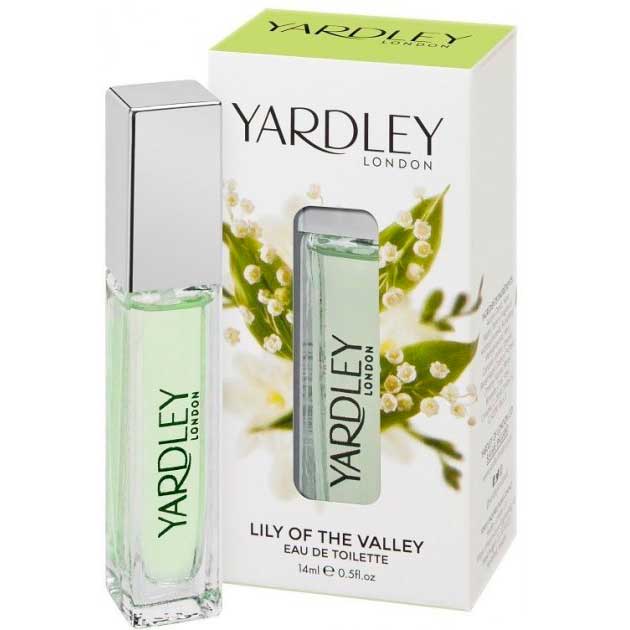 

Туалетная вода для женщин YARDLEY Lily of the Valley 14 мл (5056179300866), Туалетная вода для женщин Lily of the Valley 14мл
