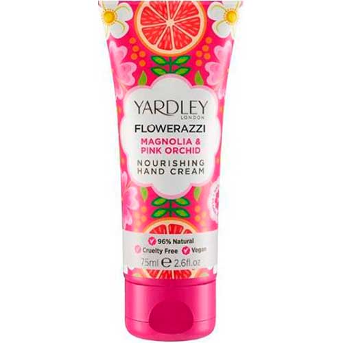 

Крем для рук YARDLEY Flowerazzi Magnolia & Pink Orchid 75 мл (5056179300651), Крем д/рук Flowerazzi Magnolia & Pink Orchid