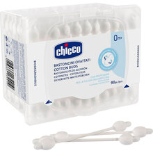 Ватяні палички Chicco з обмежувачем 90 шт (10441.00)