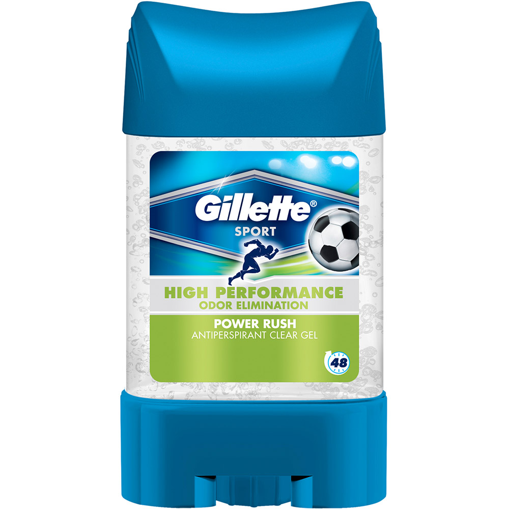 Гелевый дезодорант - антиперспирант GILLETTE Power Rush 70мл (4015600810849)