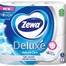 Купить Туалетная бумага ZEWA Deluxe 3-слойная 4 шт (7322540313369)