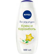 Крем-гель для душу NIVEA Моменти солодощі Крем та Карамболь 500 мл (5900017052960)