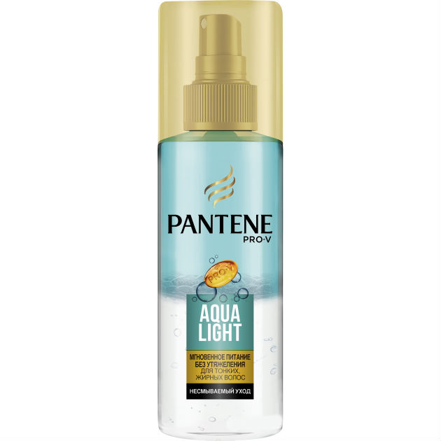 

Спрей для волос PANTENE PRO-V Aqua Light 150 мл, Спрей Миттєве Живл. Aqua Light 150мл 150мл