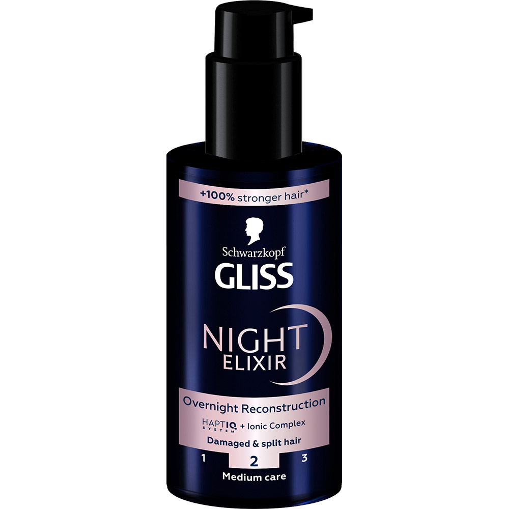 Сыворотка для волос GLISS Night Elixir Overnight Reconstruction 100мл (9000101702286)