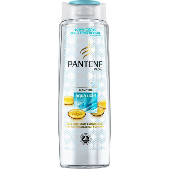 

Шампунь PANTENE PRO-V Aqua Light 400 мл (5013965696381), Легкий живильний Шамп. Aqua Light 400мл