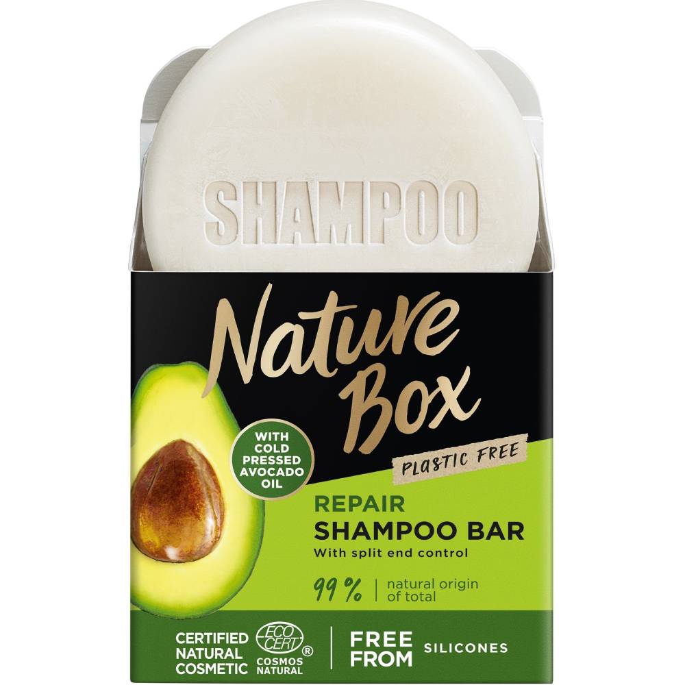 Твердый шампунь Nature Box Nourishment Vegan Shampoo Bar With Cold Pressed Avocado Oil 85 г (2821476)