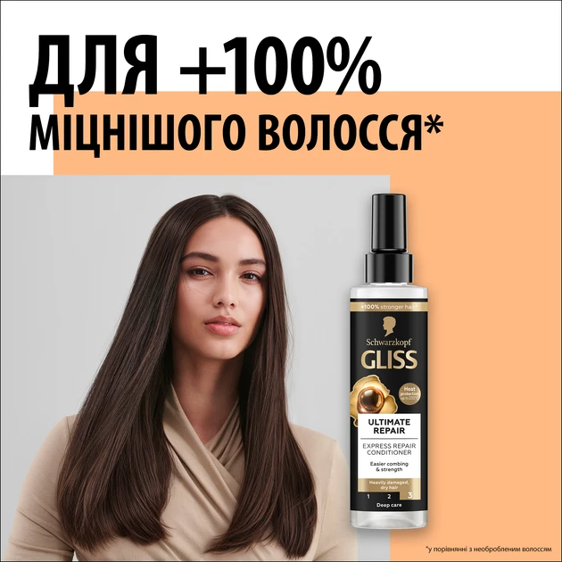 Кондиционер для волос GLISS Ultimate Repair 200 мл (2880254) Тип кондиционер для волос