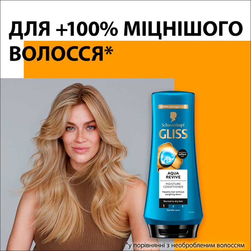 Бальзам для волос GLISS Aqua Revive 200 мл (9000101658736) Тип бальзам для волос