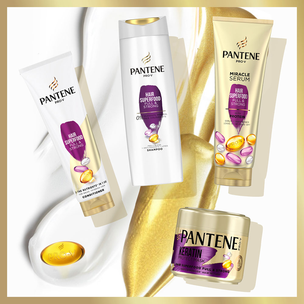 Шампунь Pantene Pro-V 3 в 1 Об'ємні та міцні 360 мл (8001090861870) Тип волосся/шкіри голови для всіх типів