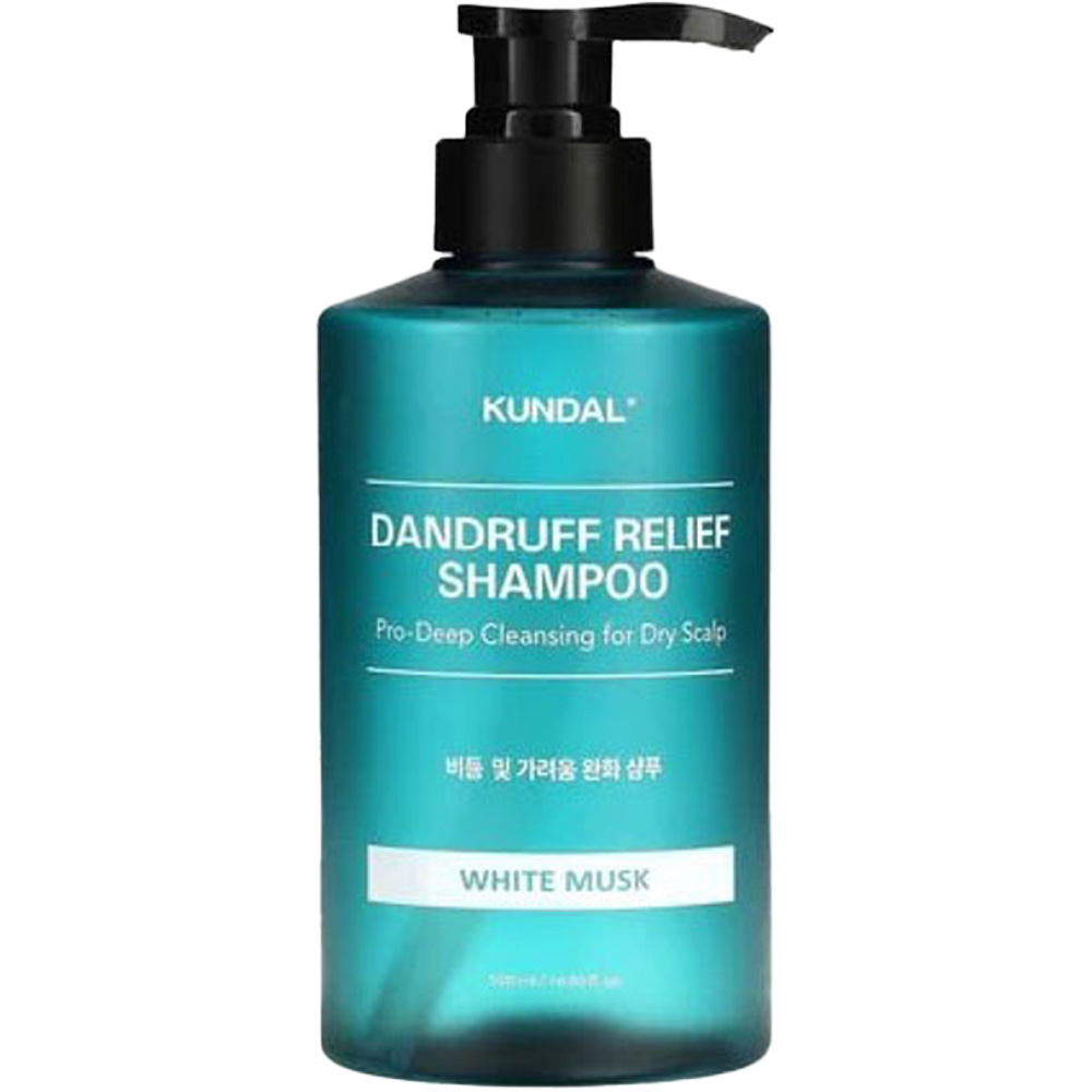 Шампунь KUNDAL Dandruff Relief Shampoo White Musk 500 мл (8809809426941) Тип шампунь