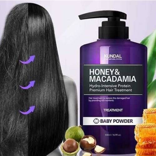 Кондиціонер KUNDAL Honey&Macadamia Protein Treatment Baby Powder 500 мл (8809568740616) Категорія для жінок