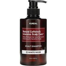 Шампунь KUNDAL Natural Caffeine Scalp Care Shampoo White Musk 500 мл (8809568745765)