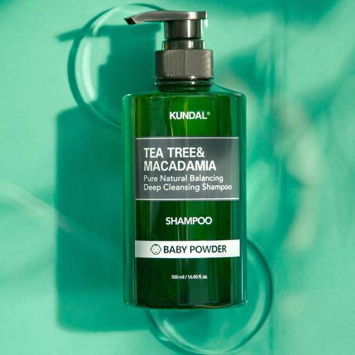 Шампунь KUNDAL Tea Tree&Macadamia Deep Cleansing Shampoo Baby Powder 500 мл (8809693252787) Категория для мужчин