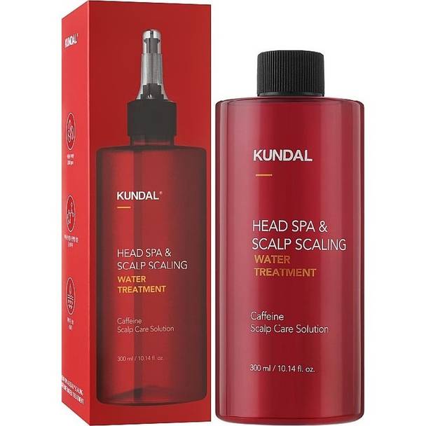 Есенція лікувальна KUNDAL Caffeine Head Spa & Scalp Care Water Treatment Herb Mint 300 мл (8809693254163) Склад Олія макадамії, ментол, саліцилова кислота, кофеїн, екстракти меду, чайного дерева, лаванди, ромашки, колаген, олії чайного дерева та м'яти, амінокислоти.