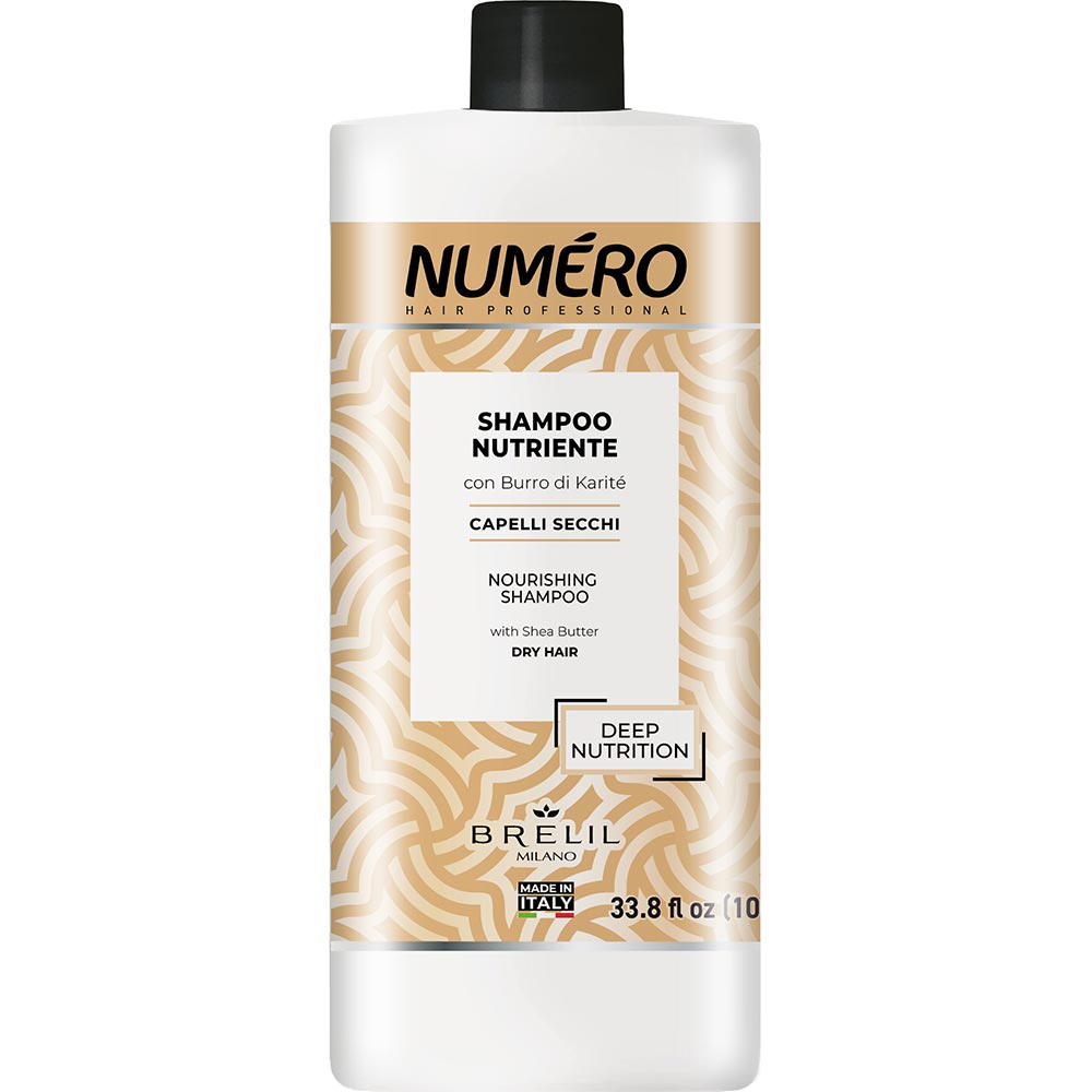 Шампунь NUMERO поживний з оліями Каріте (Ши) та авокадо 1 л (8011935069699)