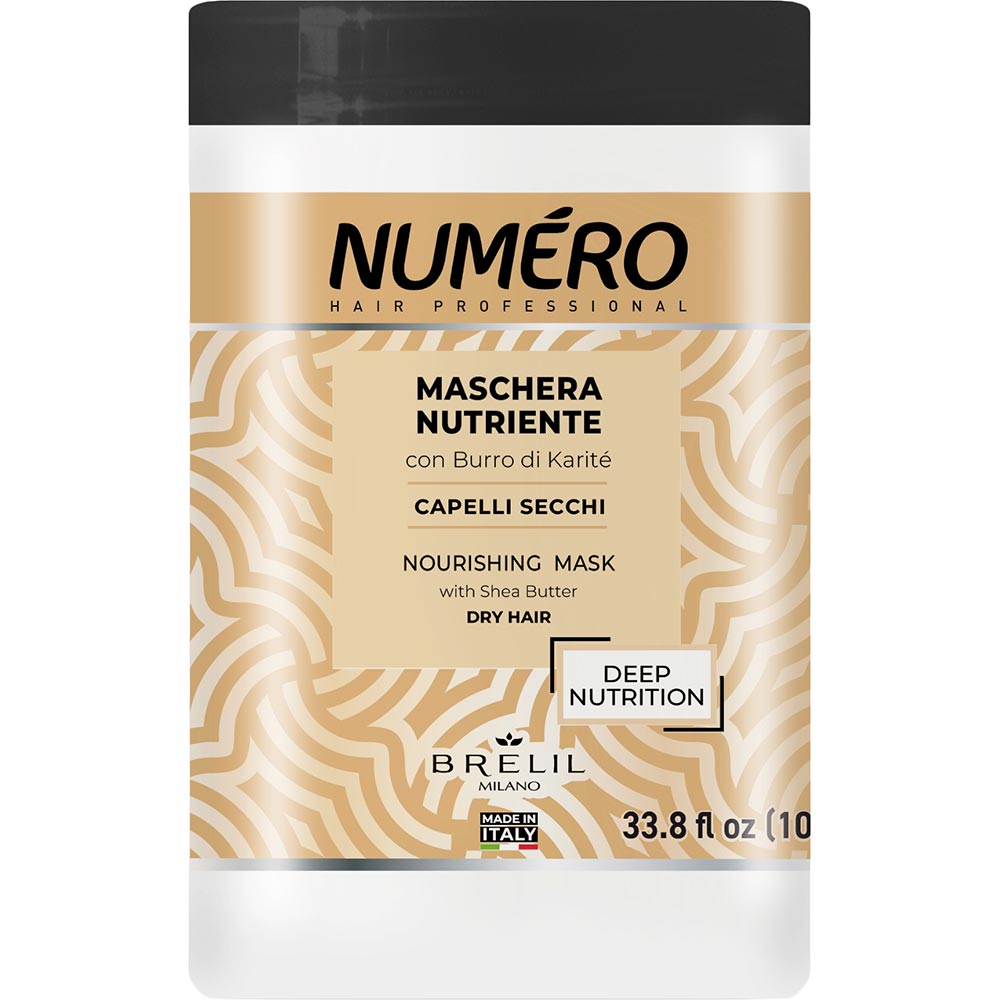 Маска для волос NUMERO питательная с маслами Карите (Ши) и авокадо 1 л (8011935069712)