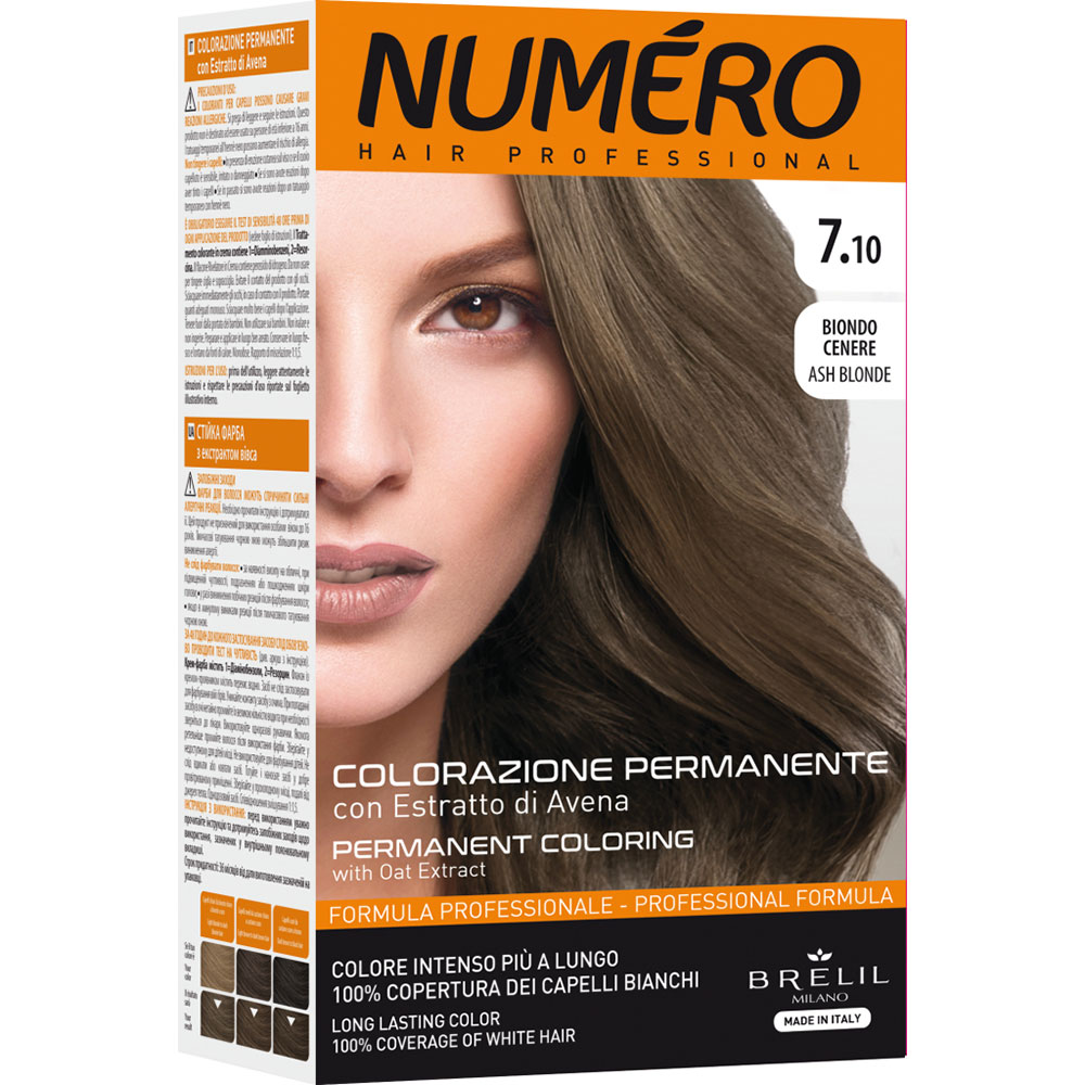 Фарба для волосся Brelil Numero 7.10 Ash Blonde 140 мл (8011935081301)