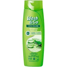 Шампунь WASH&GO с экстрактом алоэ вера 360 мл (8008970056746)