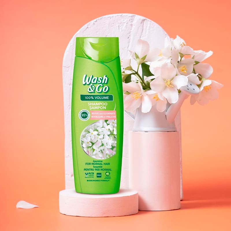 Шампунь WASH&GO с экстрактом жасмина 360 мл (8008970056807) Тип шампунь