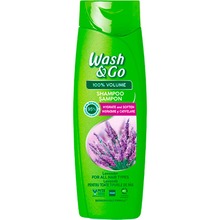 Шампунь WASH&GO с экстрактом лаванды 360 мл (8008970056814)