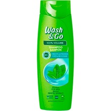 Шампунь WASH&GO с ментолом 360 мл (8008970056821)