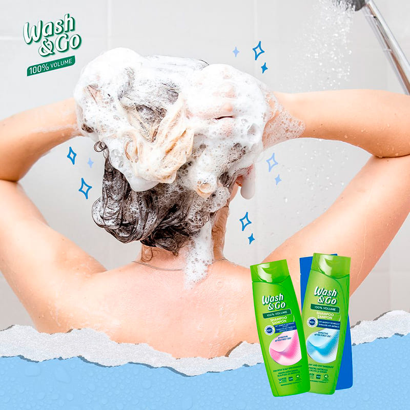 Шампунь WASH&GO с экстрактом овса 360 мл (8008970056876) Тип шампунь