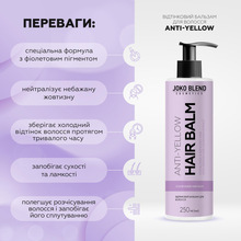 Оттеночный бальзам для волос JOKO BLEND Anti-Yellow 250 мл (289444)