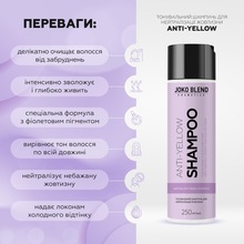 Тонирующий шампунь JOKO BLEND для нейтрализации желтизны Anti-Yellow 250 мл (289443)