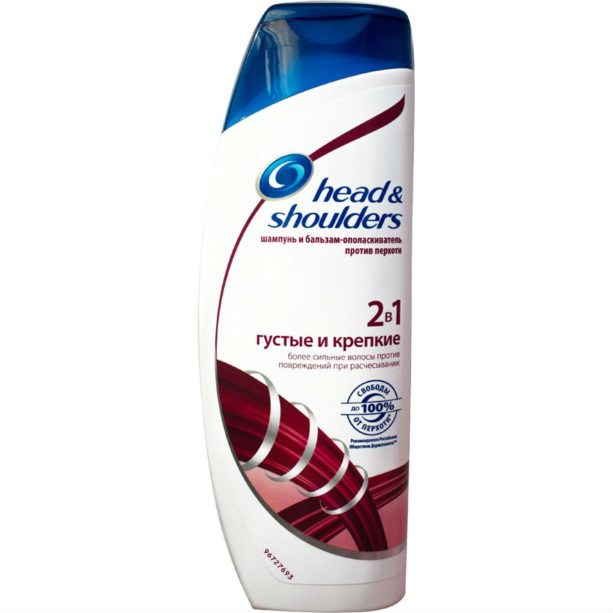 

Шампунь HEAD & SHOULDERS Густые и крепкие 2 в 1 400 мл (4084500148819), Шамп&бальз-ополіс.2в1п.лу.Густе&міцне400мл