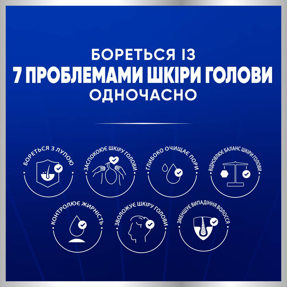 Шампун Head & Shoulders Pro-Expert 7 Захист від випадання волосся 250 мл (80760231) Тип волосся/шкіри голови для всіх типів