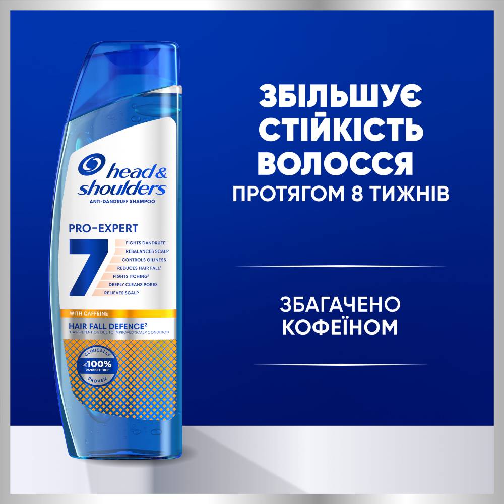 Шампун Head & Shoulders Pro-Expert 7 Захист від випадання волосся 250 мл (80760231) Категорія для чоловіків