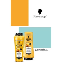 Набор GLISS Kur Oil Nutritive Hair Shine Шампунь 250 мл + Бальзам 200 мл (4015100863307)