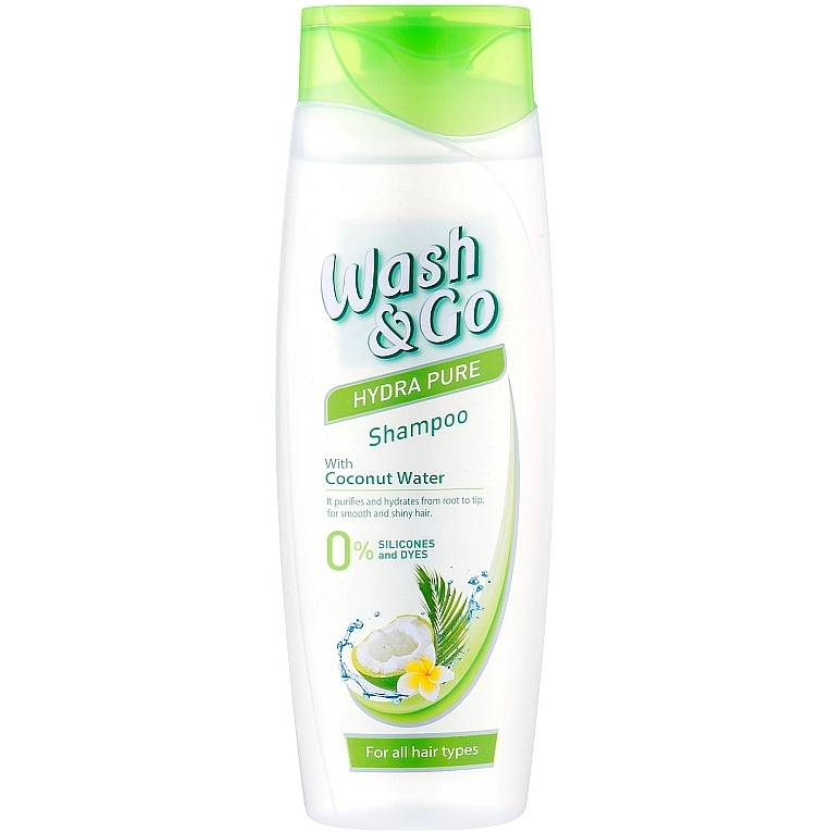 Шампунь WASH&GO з кокосовою водою для всіх типів волосся 400 мл (8008970049021) Шампунь WASH&GO з кокосовою водою для всіх типів волосся 400 мл (8008970049021)
