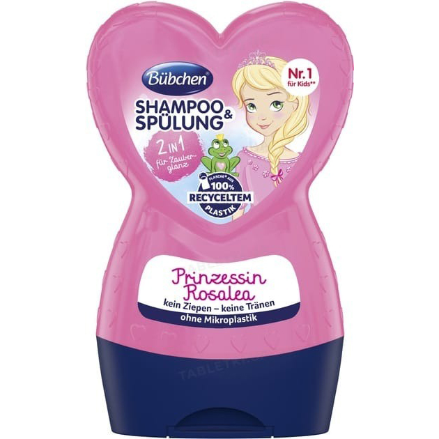 Шампунь-ополіскувач BUBCHEN Принцеса Розалея 230 мл (4065331004666)