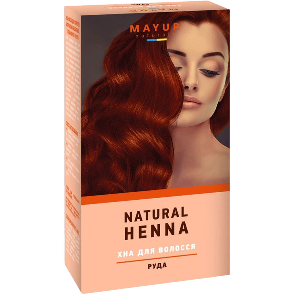 Хна Mayur натуральная Рыжая 25 г (4820230950267)
