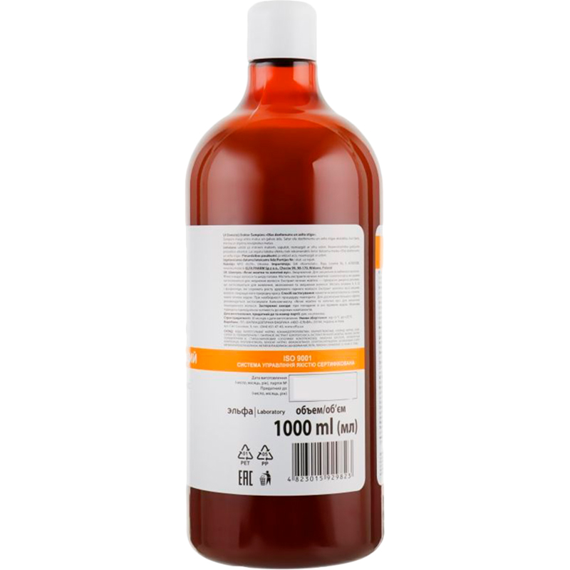 Шампунь ДОМАШНІЙ ДОКТОР Яєчні жовтки та золотий вус 1000 мл (4823015929823) Склад Вода, лауретсульфат натрію, кокамід ДЕА, кокамідопропілбетаїн, кокоглюкозид, гліцерил олеат, ПЕГ-7 гліцерил кокоат, хлорид натрію, полікватерніум 10