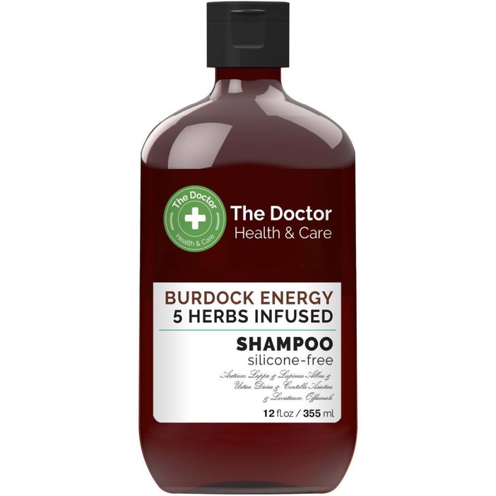 Шампунь THE DOCTOR Health & Care Burdock Energy 5 Herbs Infused 355мл (8588006041743)
