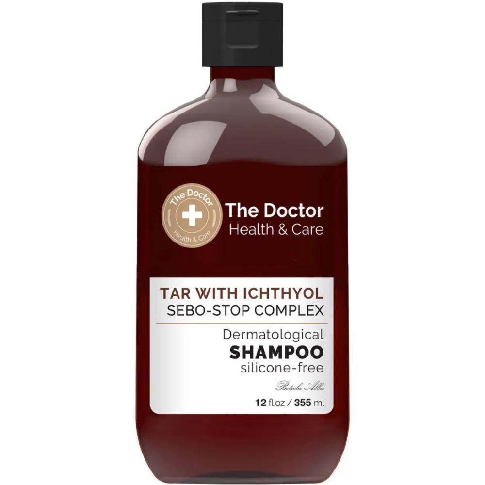 Шампунь THE DOCTOR Health & Care TarWithIchthyol+Sebo-Stop Complex 355мл (8588006041750)