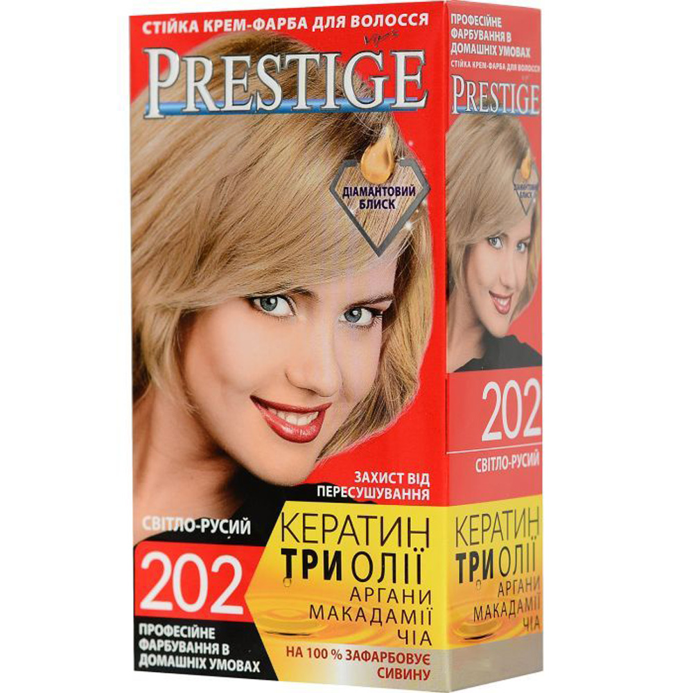 Краска для волос VIP'S PRESTIGE 202 Светло-русый 115мл (3800010504119)