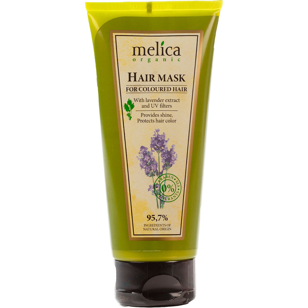 

Маска для окрашенных волос MELICA ORGANIC с экстрактом лаванды и УФ-фильтрами 200 мл (4770416342167), Маска для фарбов.волосся з екстр.лаванди